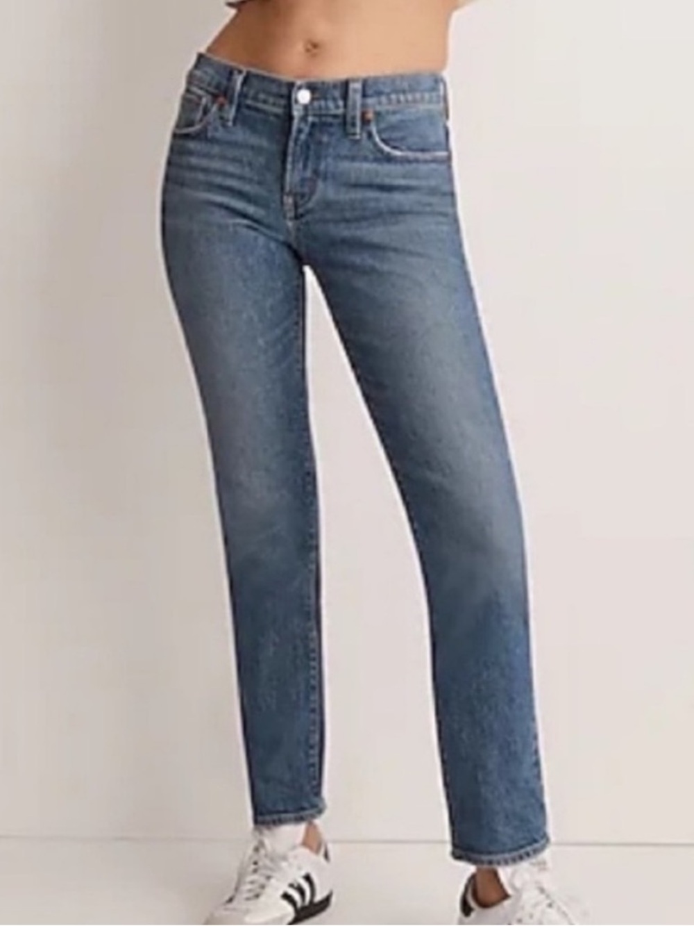 Madewell 25 The Low Rise Perfect Vintage Straight Jean in Marylake Wash NWT